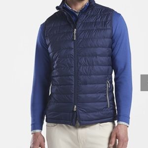Peter Millar Hyperlight Quilted Navy Vest